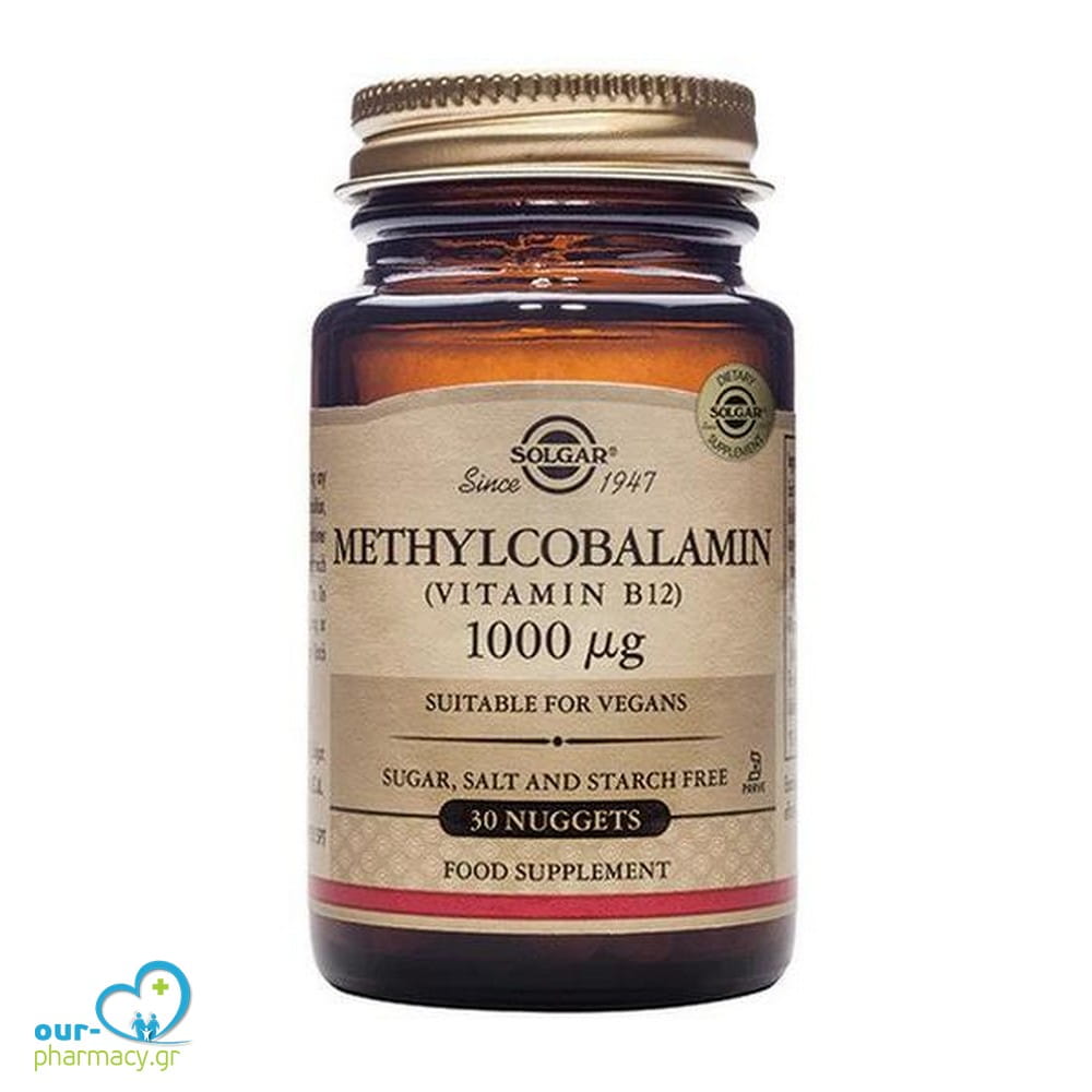 Solgar Witamina B12 (Metylokobalamina) 1000 mcg (30 kap)