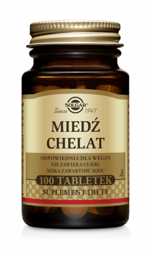 Solgar Miedź Chelat ( 100 tab)
