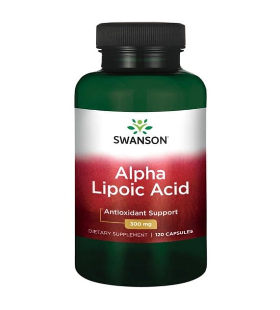 Swanson ALA (kwas alfa liponowy) 300mg - (120 kap)