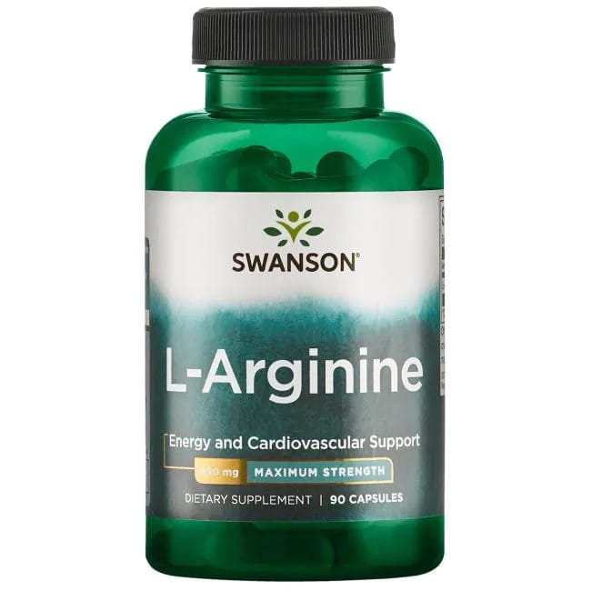 Swanson L-arginina Forte 850mg - (90 kap)