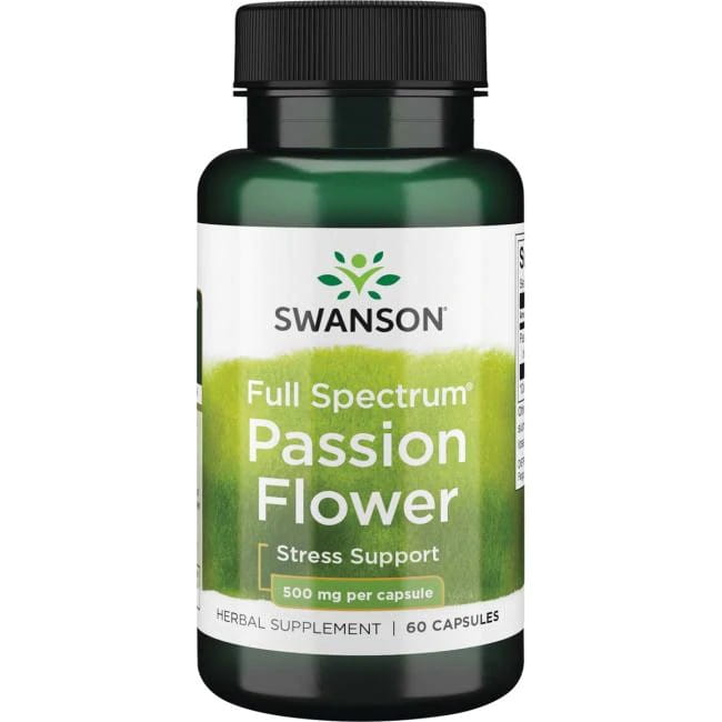 Swanson FS Passion Flower 500mg (60kap)
