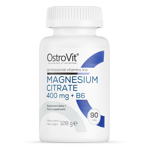 OstroVit Cytrynian Magnezu 400 mg +B6 (90 tab)